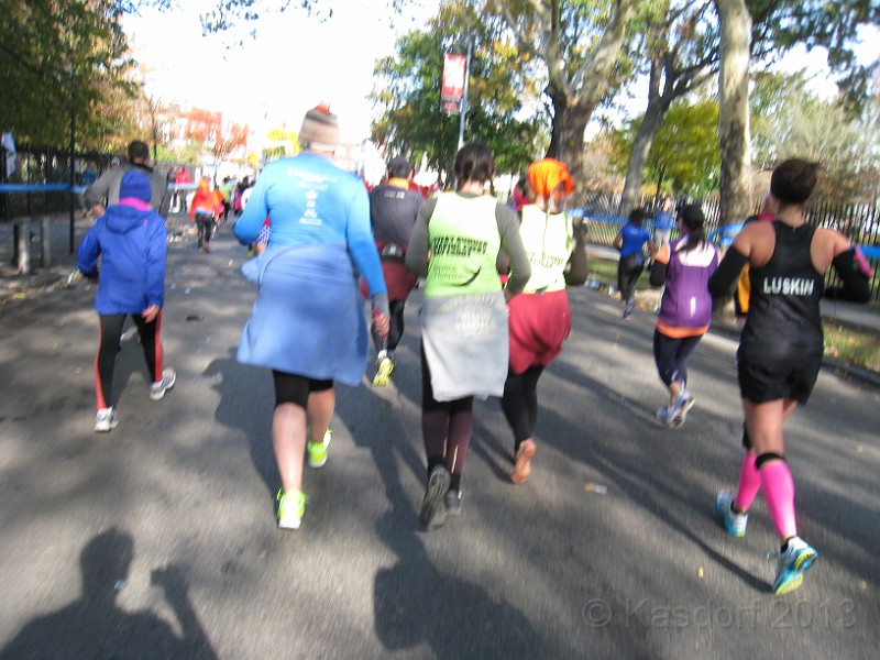 2014 NYRR Marathon 0305.jpg - The 2014 New York Marathon on November 2nd. A cold and blustery day.